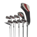 Slazenger FireSteel Clubs Set Steel Mens Right Hand Regular - Graphite/Steel