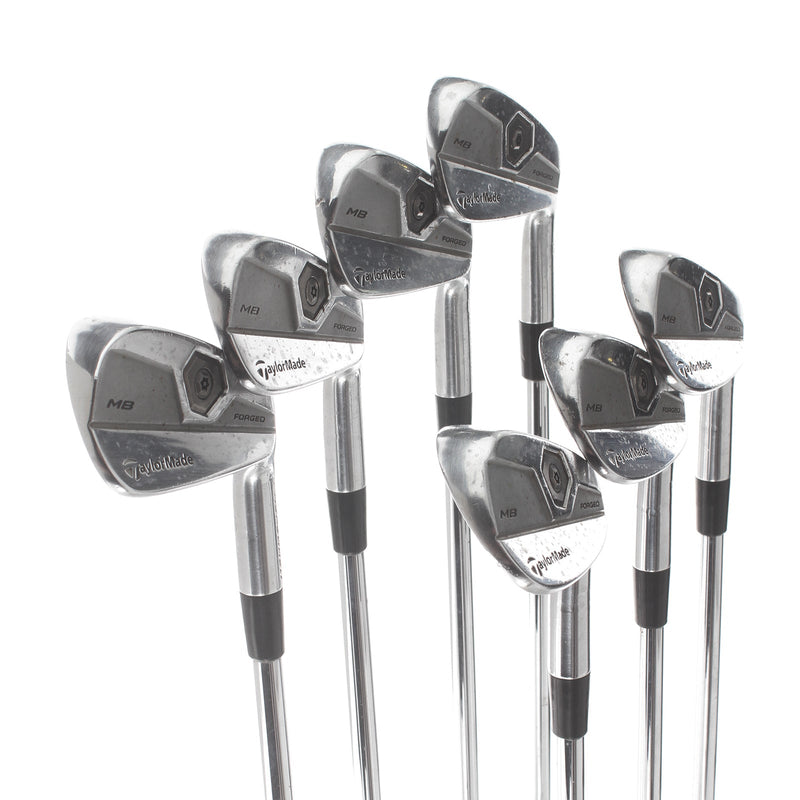 TaylorMade MB-Forged Steel Mens Right Hand Irons 4-PW Stiff - Dynamic Gold S-300