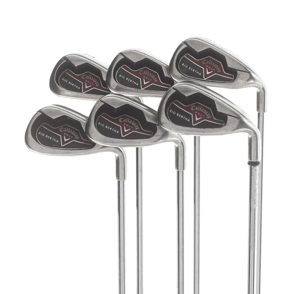 Callaway Big Bertha Steel Mens Right Hand Irons 5-PW Regular - Callaway Uniflex