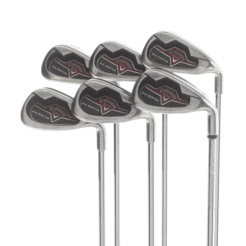 Callaway Big Bertha Steel Mens Right Hand Irons 5-PW Regular - Callaway Uniflex