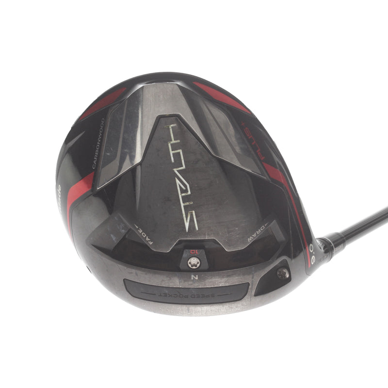 TaylorMade Stealth+ Graphite Mens Left Hand Driver 9* Stiff - Hzrdus Smoke Red 60g