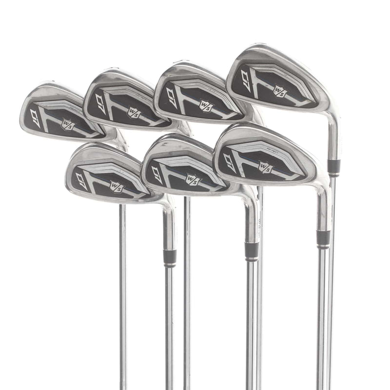 Wilson D7 Steel Mens Right Hand Irons 4-PW Regular - KBS Tour 80