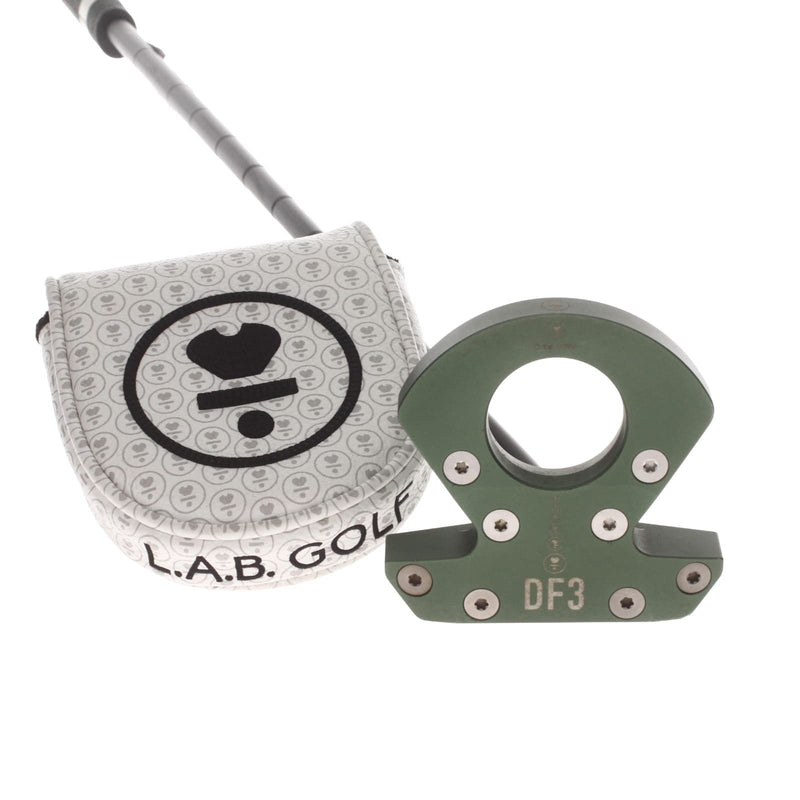 L.A.B. Golf DF3 Mens Right Hand Putter 34" Mallet - Press Pistol 2*