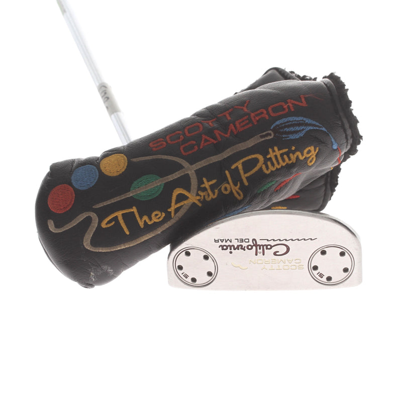 Scotty Cameron California Del Mar Mens Right Hand Putter 34" Mid-Mallet Scotty Cameron - Lamkin Deep Etched
