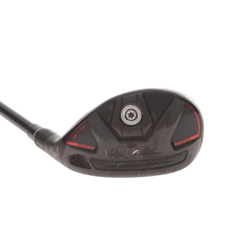 TaylorMade Stealth Plus Graphite Mens Right Hand 3 Hybrid 19.5* Stiff - Kai'li Red