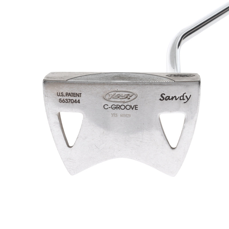 YES Sandy C-Groove Mens Right Hand Putter 34" Mallet Yes C-Groove - Lamkin