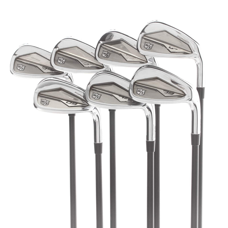 Wilson D9 Forged Graphite Mens Right Hand Irons 5-GW Regular - Tensei White