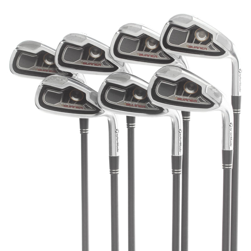 TaylorMade Tour Burner Graphite Mens Right Hand Irons 4-PW Regular - Reax