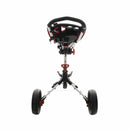 EzeGlide Compact + 3-Wheel Push/Pull Trolley - Black/Red