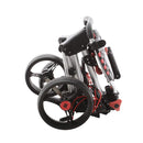 EzeGlide Compact + 3-Wheel Push/Pull Trolley - Black/Red