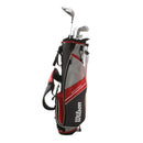 Wilson Deep Red Steel/Graphite Mens Right Hand Package Set - Deep Red