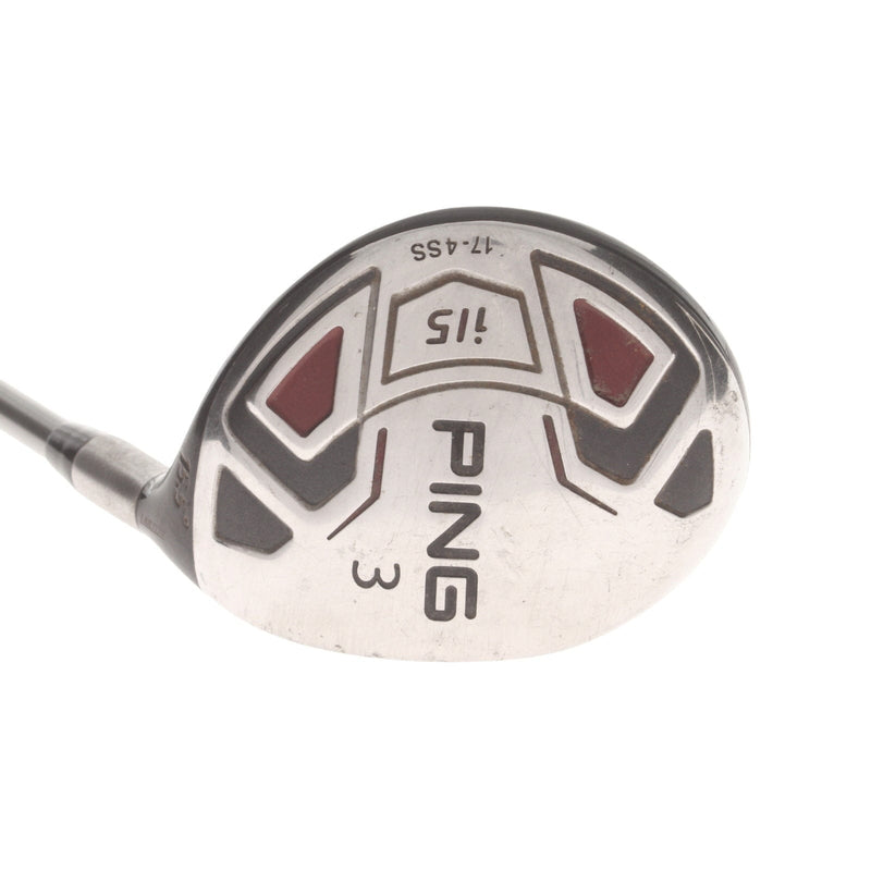Ping i15 Graphite Mens Right Hand Fairway 3 Wood 15.5* Stiff - Ping TFC700