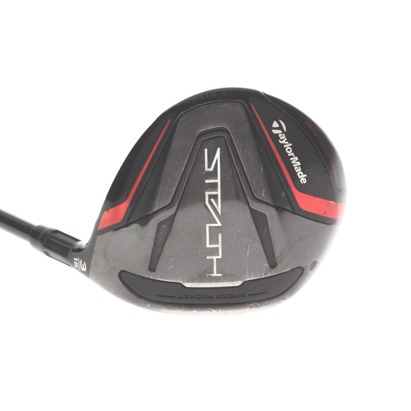 TaylorMade Stealth Graphite Mens Right Hand Fairway 3 Wood 15* Stiff - Ventus Red
