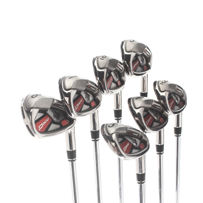 Wilson Staff D300 Steel Mens Right Hand Irons 5-SW Uniflex - KBS Tour 80