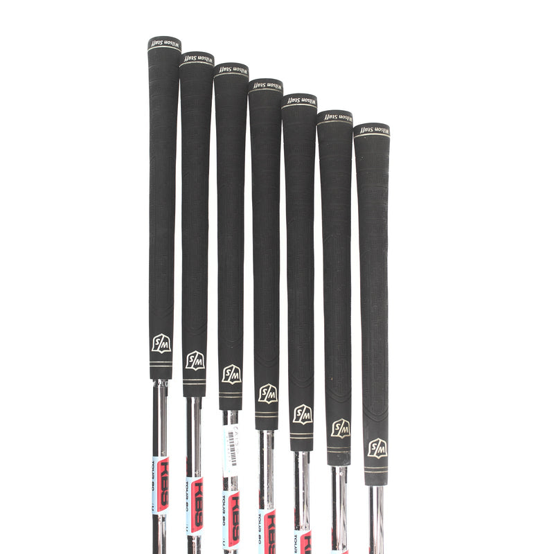 Wilson Staff D300 Steel Mens Right Hand Irons 5-SW Uniflex - KBS Tour 80