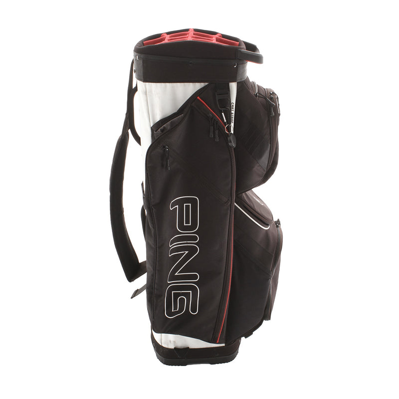 Ping Traverse Cart Bag - Black/Red/White