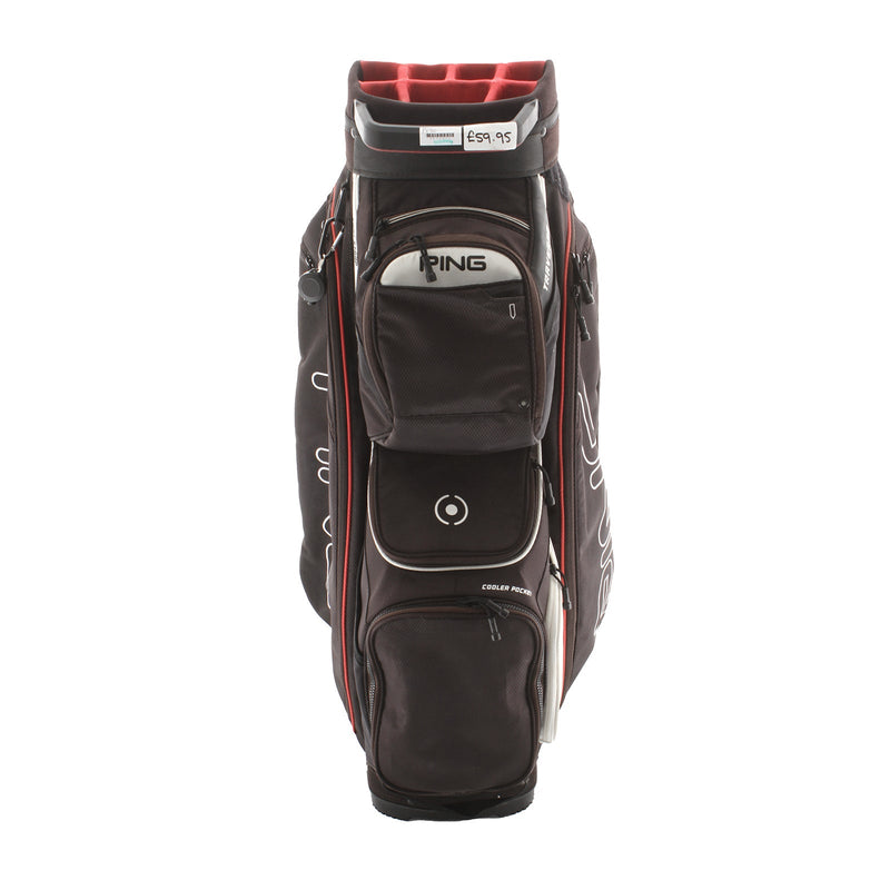 Ping Traverse Cart Bag - Black/Red/White