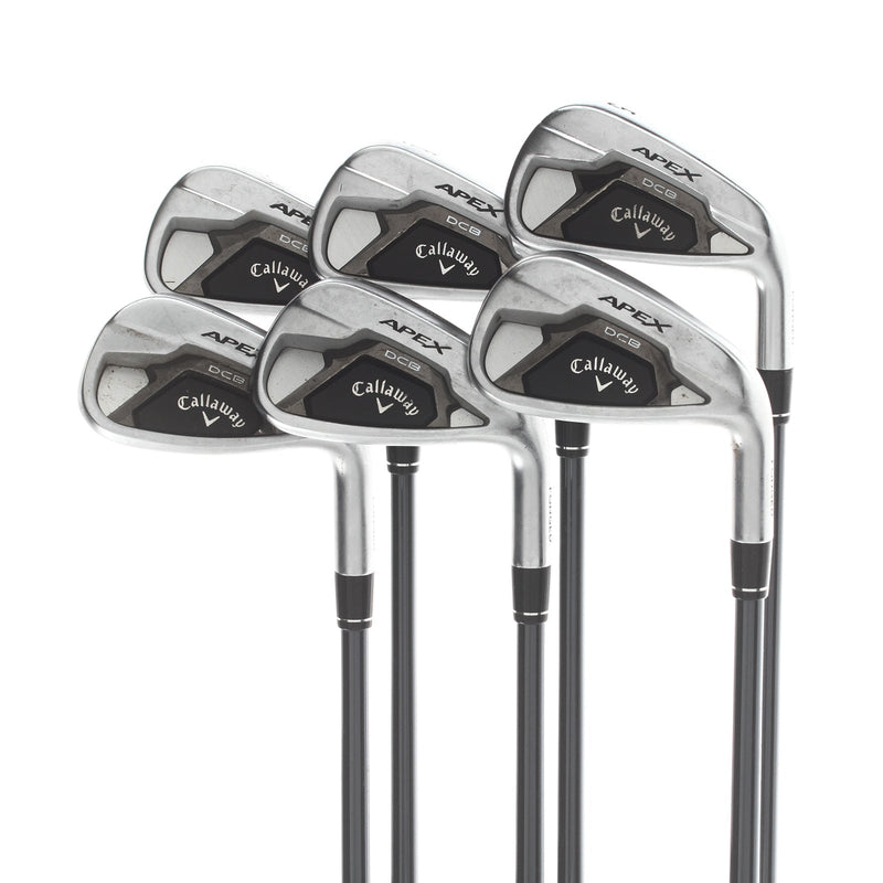 Callaway Apex DCB` Graphite Mens Right Hand Irons 5-PW Midsize Regular - Recoil Dart