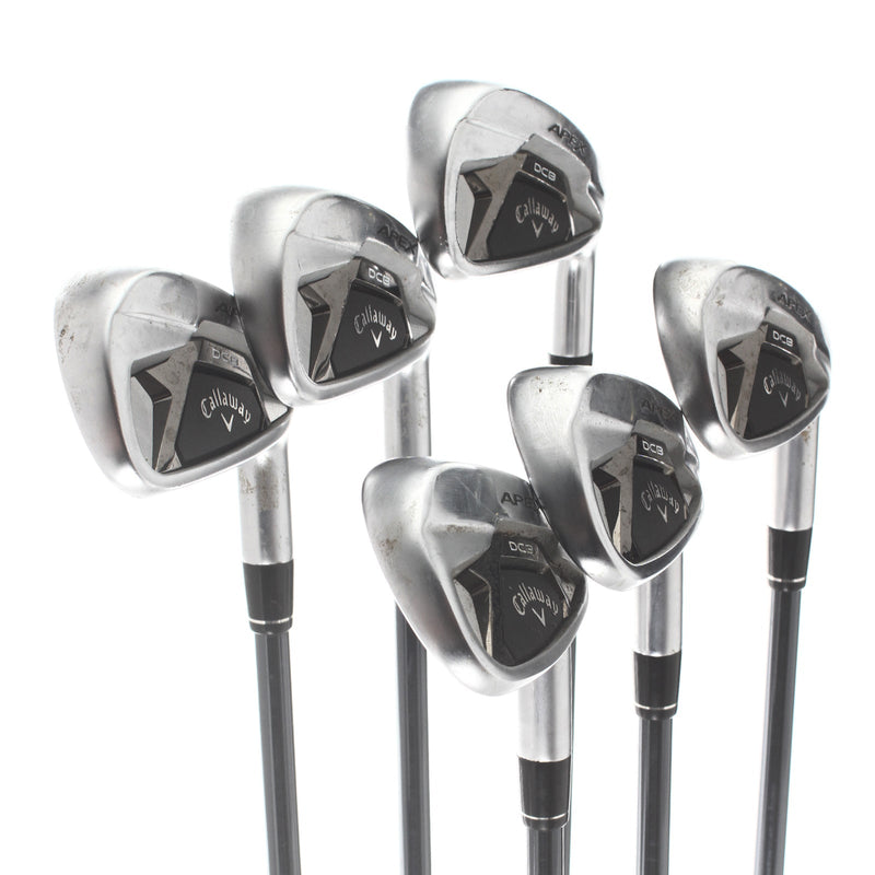 Callaway Apex DCB` Graphite Mens Right Hand Irons 5-PW Midsize Regular - Recoil Dart