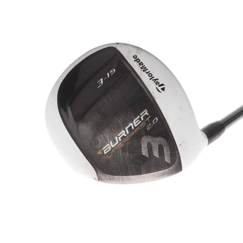 TaylorMade Burner 2.0 Graphite Mens Left Hand Fairway 3 Wood 15* Regular - Reax 4.8