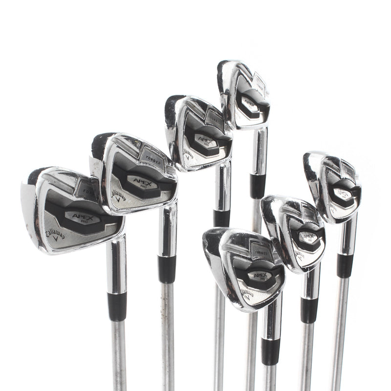 Callaway Apex Pro 16 Pro Steel/Graphite Mens Right Hand Irons 4-PW Extra Stiff - KBS Tour C-Taper