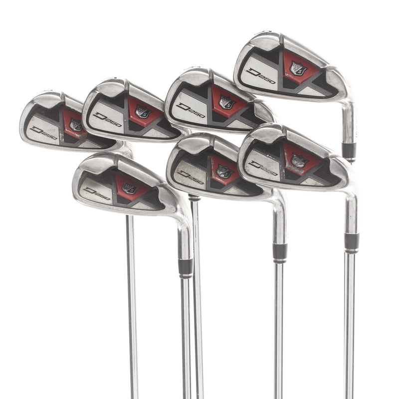 Wilson D250 Steel Mens Right Hand Irons 5-SW Uniflex - Wilson Uniflex