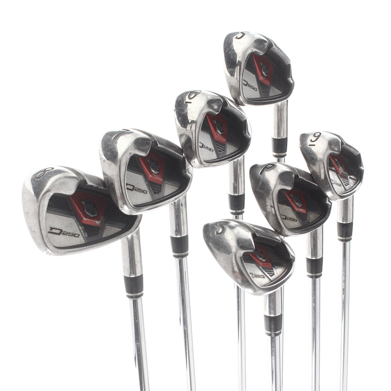 Wilson D250 Steel Mens Right Hand Irons 5-SW Uniflex - Wilson Uniflex