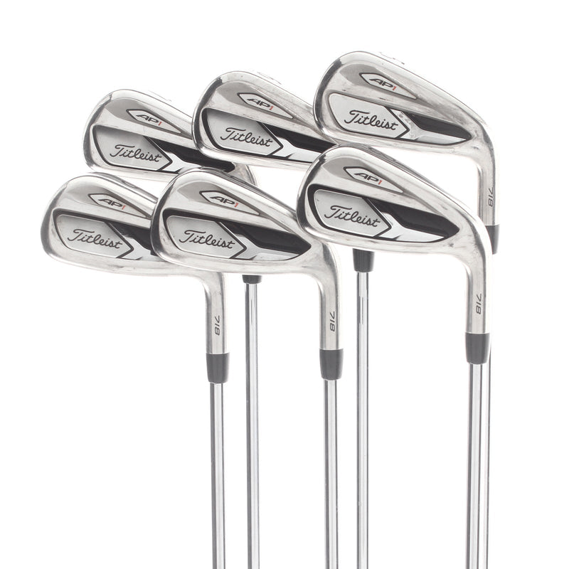 Titleist AP1-718 Steel Mens Right Hand Irons 5-PW Regular - AMT Red
