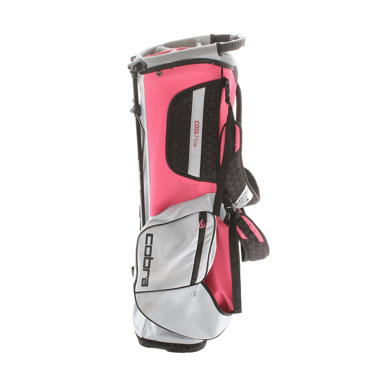 Cobra Stand Bag - Gray/Pink