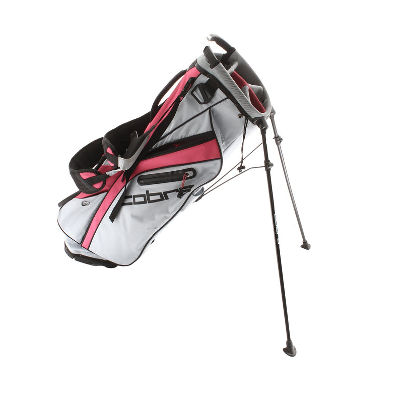 Cobra Stand Bag - Gray/Pink