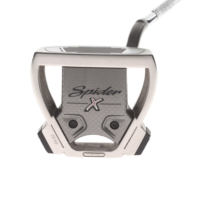 TaylorMade Spider X Mens Right Hand Putter 34" Mallet Steel - Super Stroke Pistol GTX 1.0