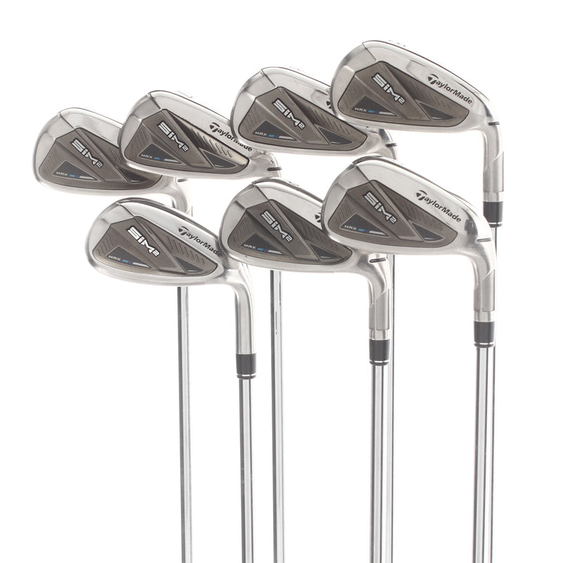 TaylorMade Sim 2 Max Steel Mens Right Hand Irons 5-SW Regular - KBS Max mt 85g