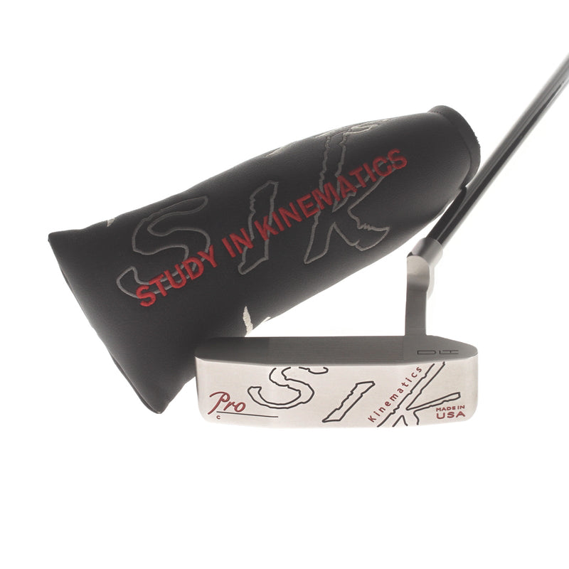 Kinematics Pro Sik Mens Right Hand Putter 35" Blade Steel/Black - Sik Golf