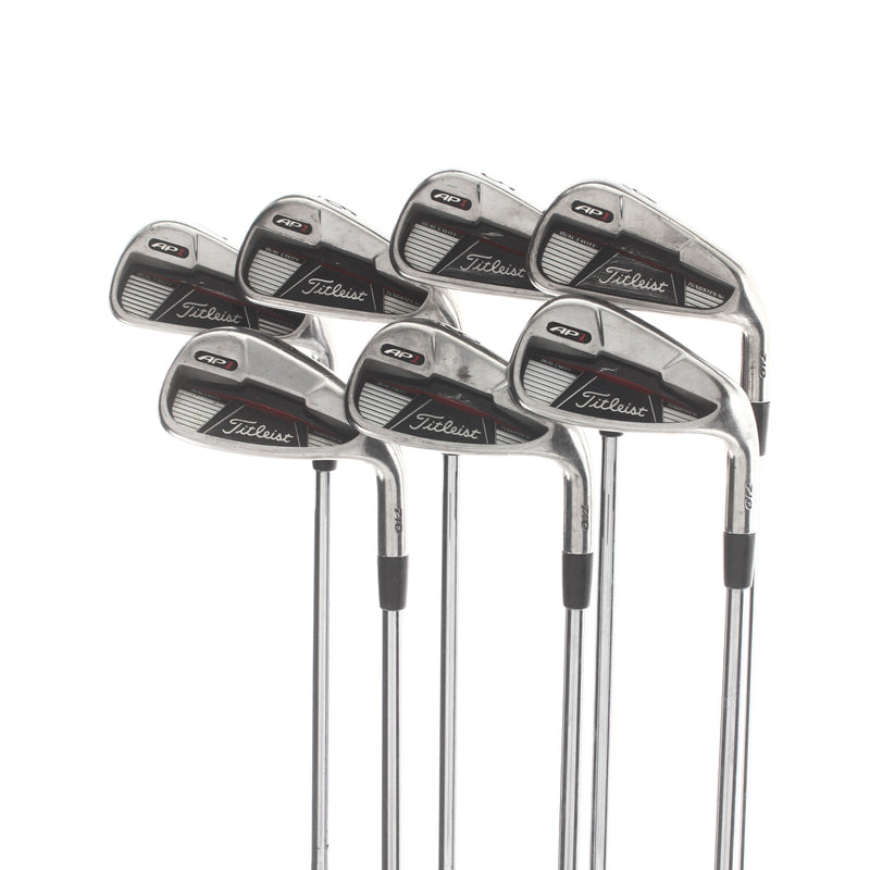 Titleist AP1-710 Steel Mens Right Hand Irons 4-PW Stiff - Dynamic Gold s300