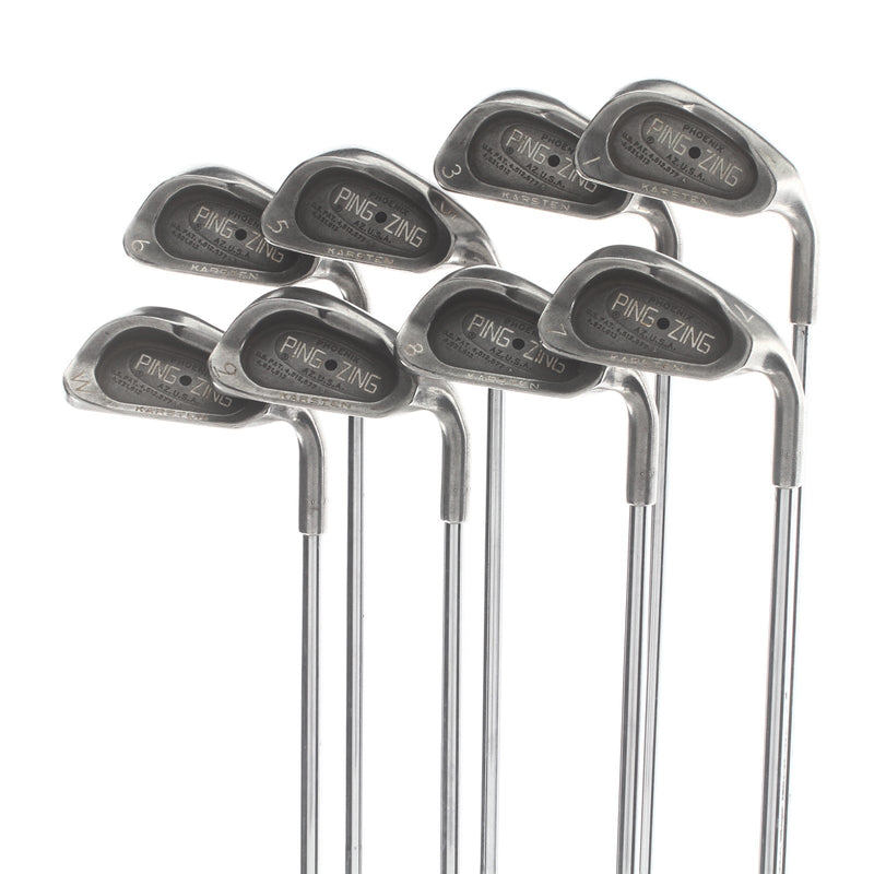 Ping Zing Karsten Steel Mens Right Hand Irons 3-PW Regular - Ping Karsten