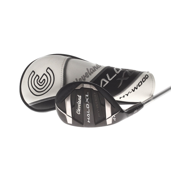 Cleveland Halo XL Graphite Mens Left Hand 4 Hybrid 20* Senior - Ascent 40g