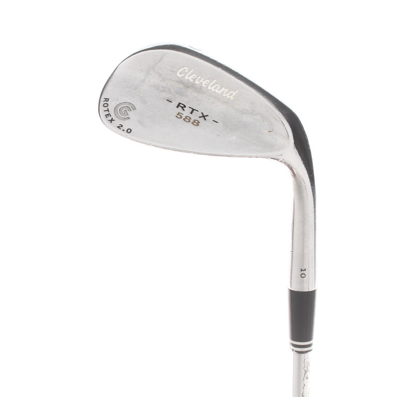 Cleveland RTX 588 Steel Mens Right Hand Gap Wedge 50* Wedge Flex - KBS Hi-Rev