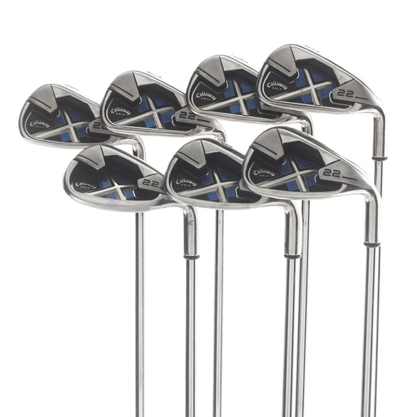 Callaway X22 Steel Mens Right Hand Irons 5-SW Regular - NS Pro 950GH