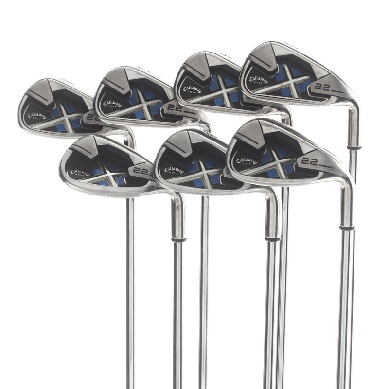 Callaway X22 Steel Mens Right Hand Irons 5-SW Regular - NS Pro 950GH
