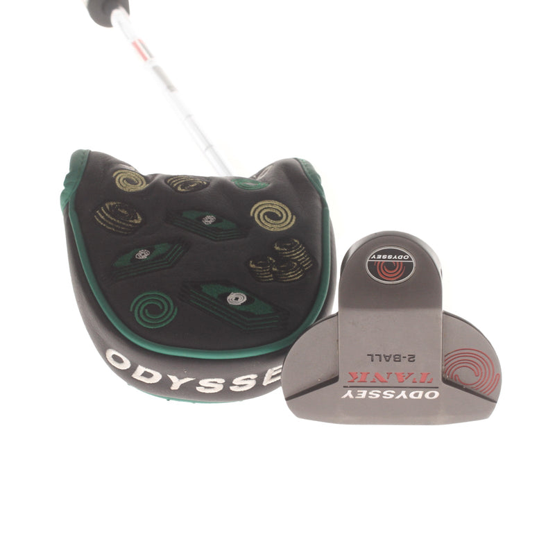 Odyssey Tank 2-Ball Mens Right Hand Putter 34" Mallet Odyssey - SuperStroke Slim 3.0
