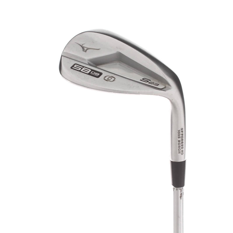 Mizuno S-23 Steel Mens Right Hand Lob Wedge 58* 10 Bounce S Grind Wedge Flex - Dynamic Gold