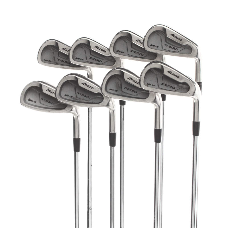 Mizuno T-Zoid MX-15 Steel Mens Right Hand Irons 4-PW Regular - True Temper