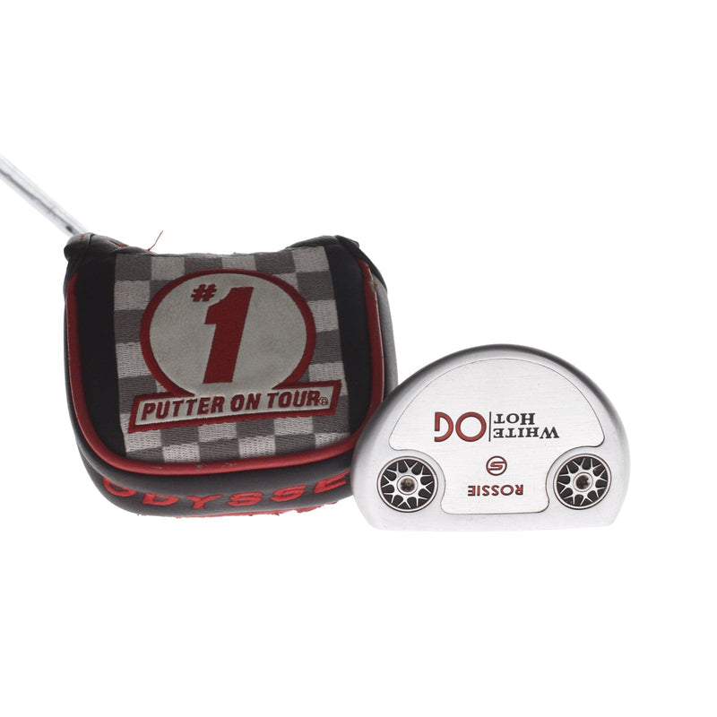 Odyssey Rossie White Hot OD Mens Right Hand Putter 36" Mallet - Golf Pride Pro Only