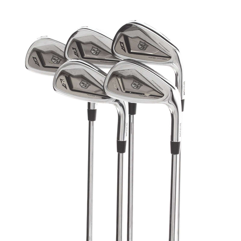 Wilson D7 Steel Mens Right Hand Irons 7-GW Regular - KBS $-Taper Lite