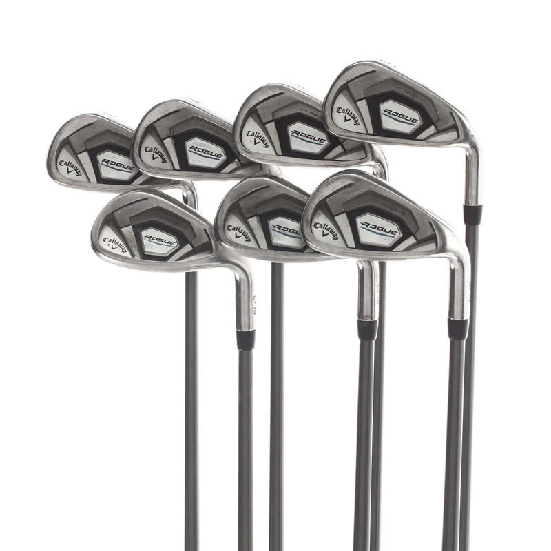 Callaway Rogue CF18 Graphite Mens Right Hand Irons 4-SW Regular - Adila Synergy