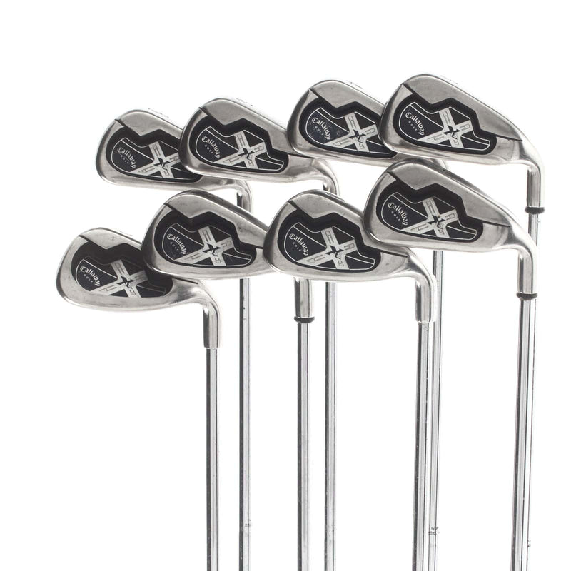 Callaway X-18 Steel Mens Right Hand Irons 3-PW Uniflex - Steel