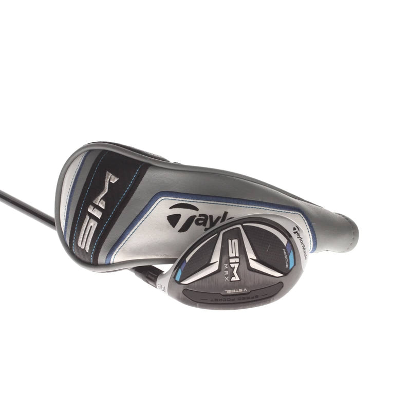 TaylorMade Sim Max Graphite Mens Right Hand 3 Hybrid 19* Stiff - Ventus Blue