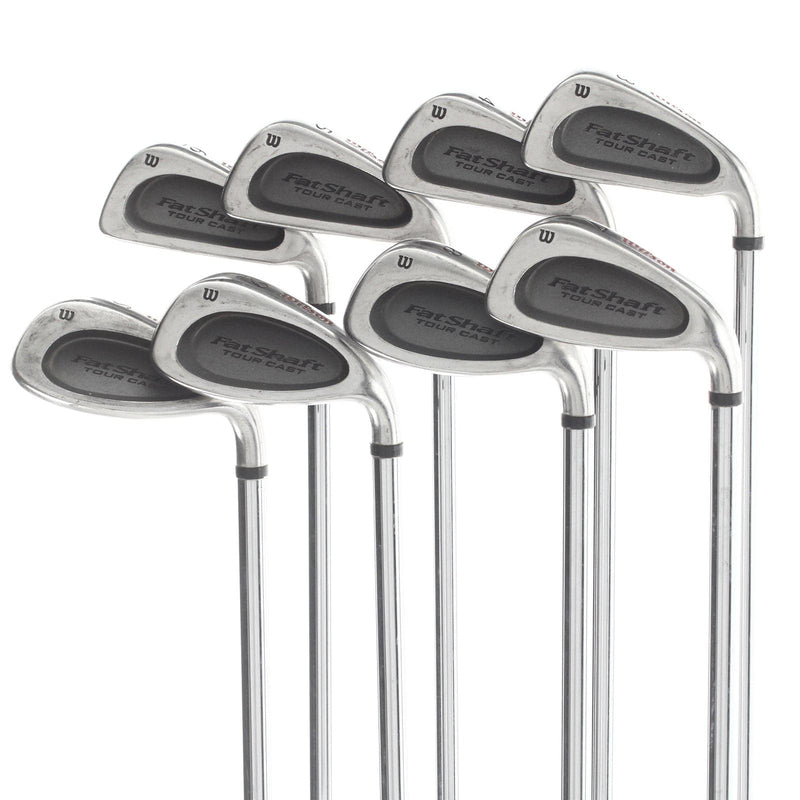 Wilson Fat Shaft Tour Cast Steel Mens Right Hand Irons 3-SW Regular - Wilson Fat Shaft
