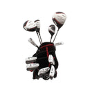 Wilson Deep Red Steel/Graphite Mens Right Hand Package Set Regular - Graphite/Steel