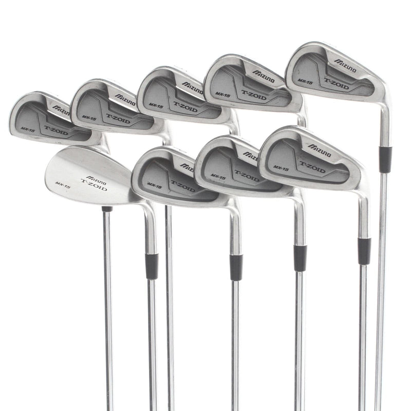 Mizuno T-Zoid Steel Mens Right Hand Irons 3-SW Regular - Mizuno